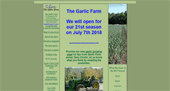 Desktop Screenshot of garlicfarmct.com